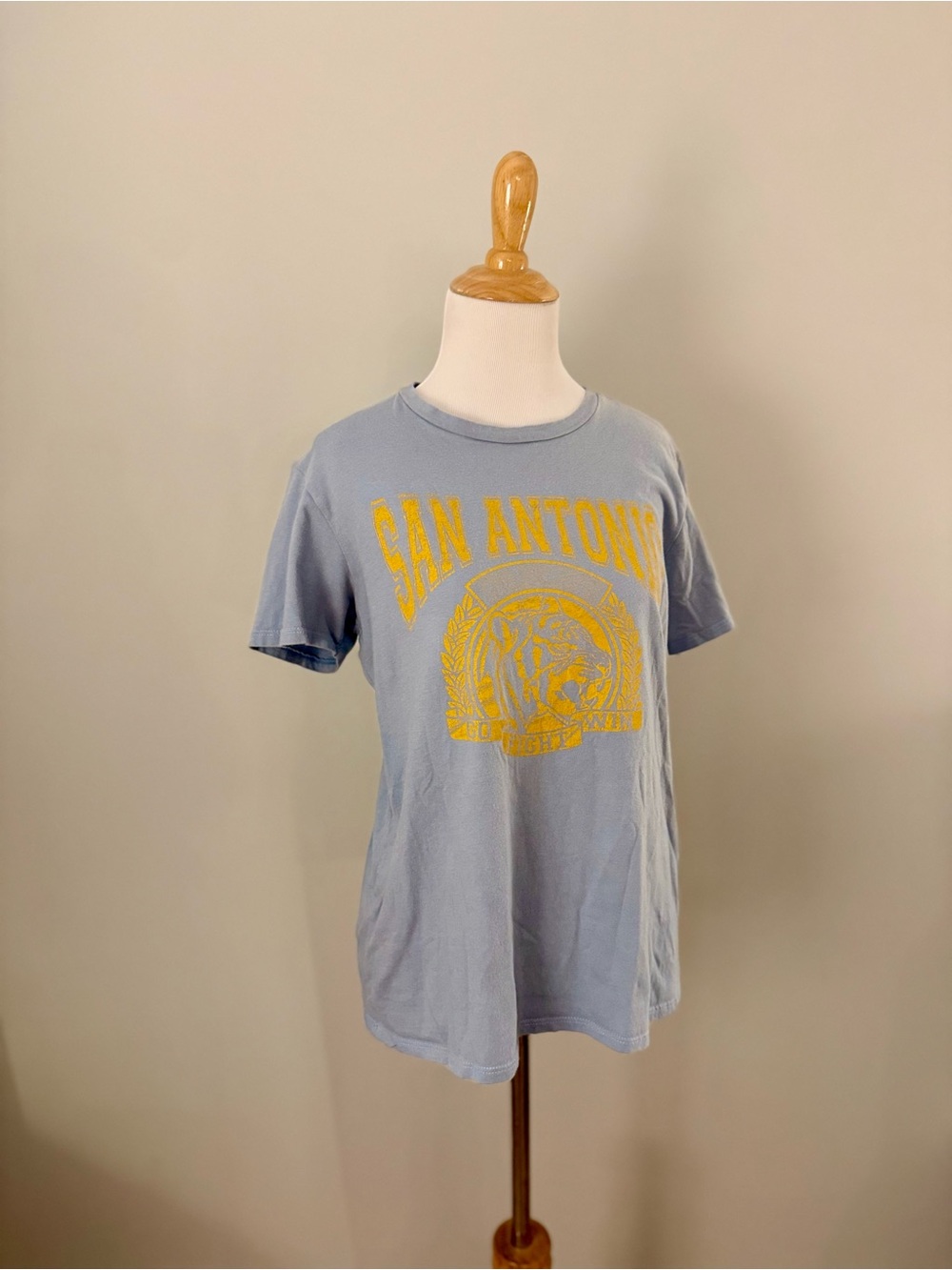 Like New ★ Altar’d State ★ San Antonio Graphic Tee ★ Blue & Deep Yellow